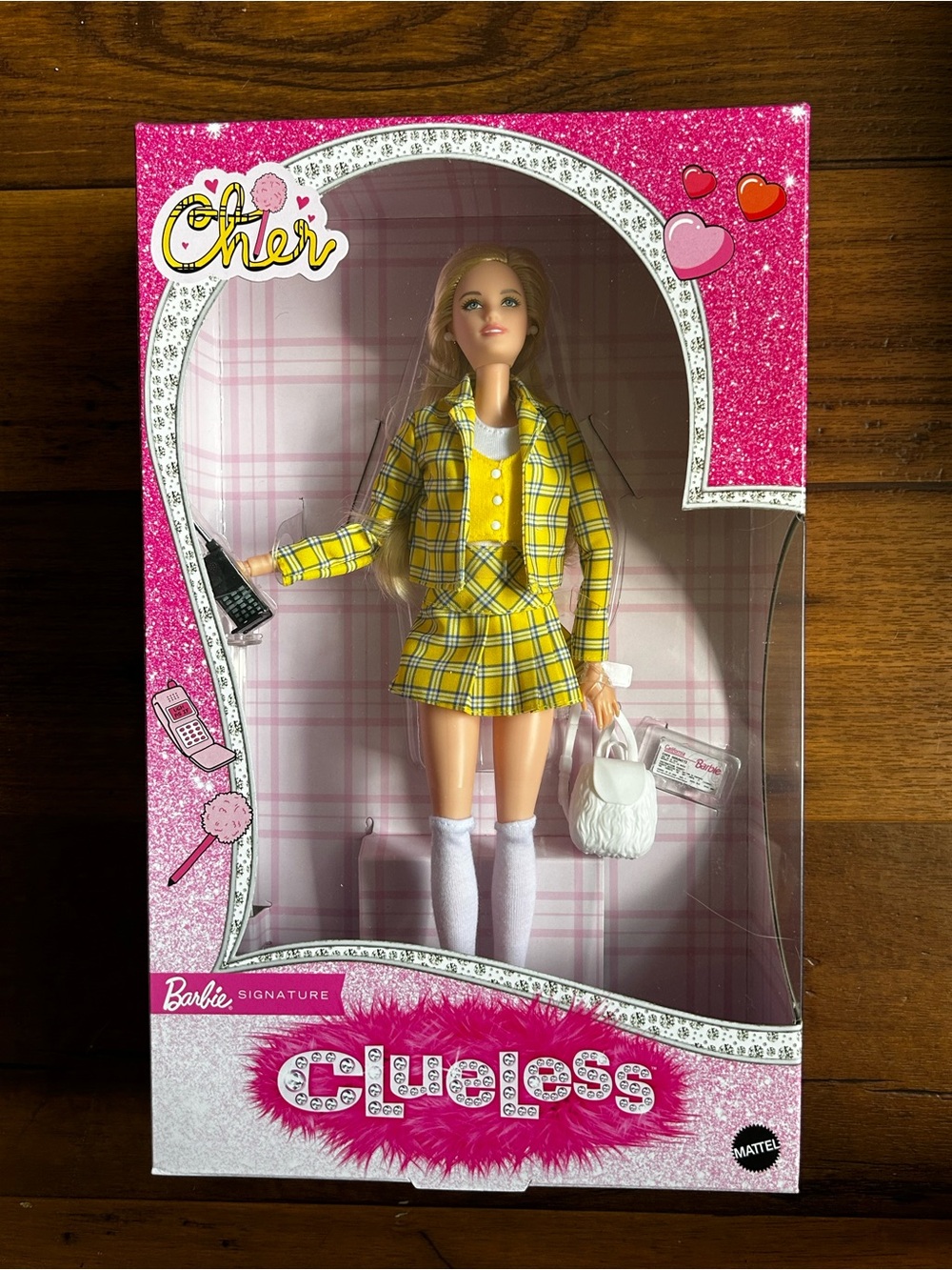 Barbie Signature Cher Clueless Doll in Yellow Plaid School Outfit